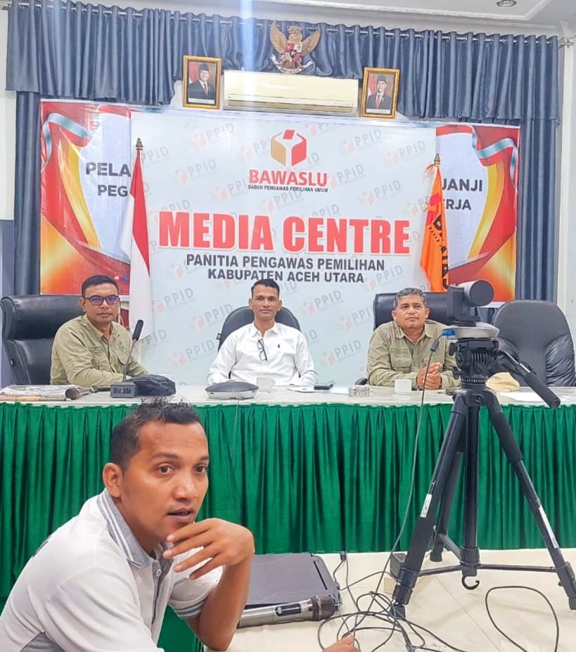 Safwani_Hazimi_Iskandar_Said Aqil_Bawaslu Aceh Utara