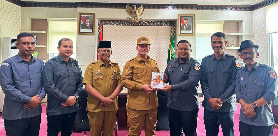 Pimpinan Bawaslu_Bupati_Sekda_Kabupaten Aceh Utara