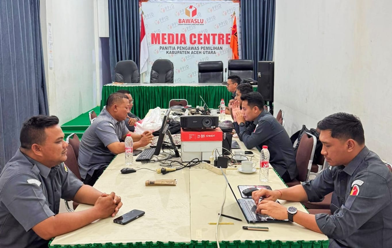 Tim PIPK Bawaslu Aceh, Dn Jajaran Sekretariat Bawaslu Aceh Utara