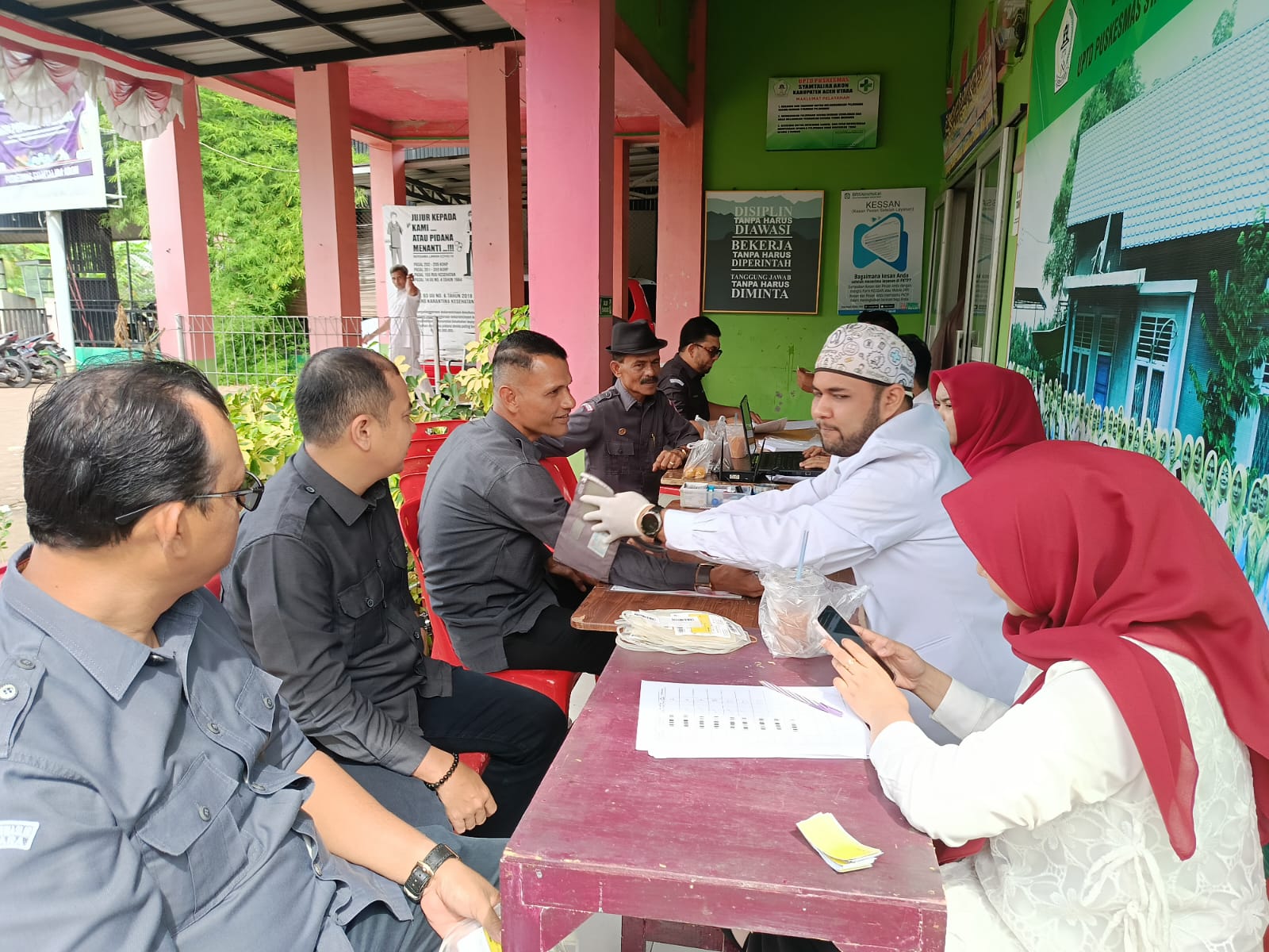 Bawaslu Aceh Utara Ikut Aksi DD di Puskesmas Syamtalira Aron 2026