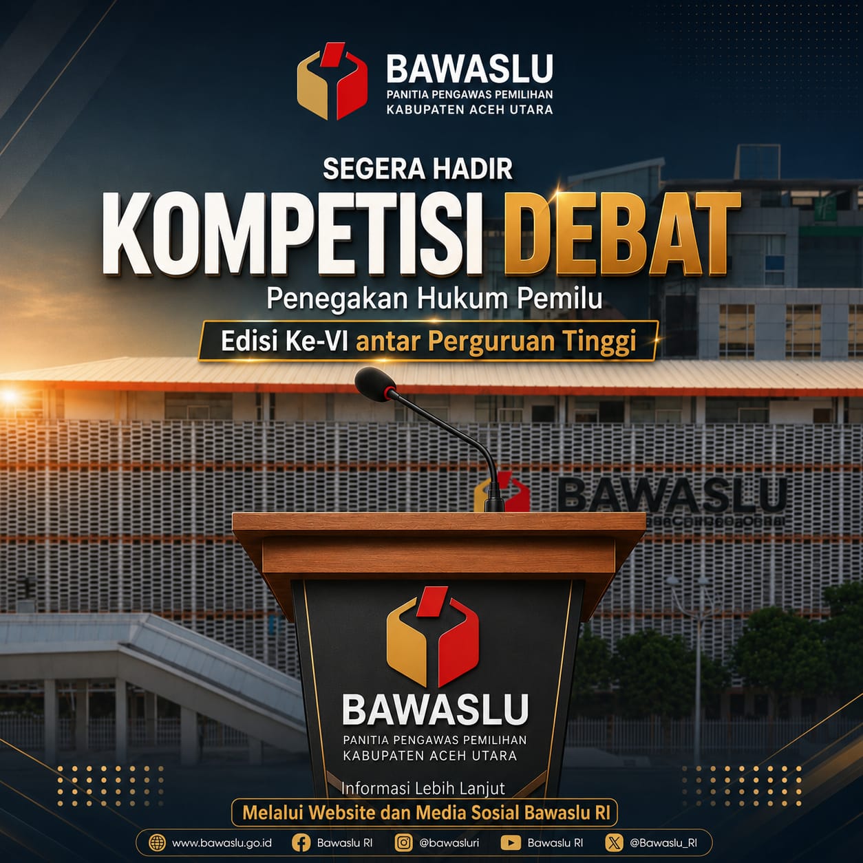 Kompetisi Debat Penegakan Hukum Pemilu Edisi Ke-IV Tahun 2026