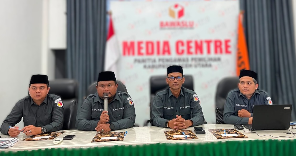 Bawaslu Aceh Utara Bahas Tindak Lanjut IKU, Bawaslu Membelajarkan, dan Perlombaan HUT RI
