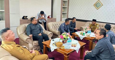 Pimpinan Bawaslu_Bupati_Sekda_Kabupaten Aceh Utara