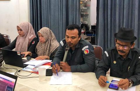 Plt. Kasek_Jajaran Staf Bawaslu Acut