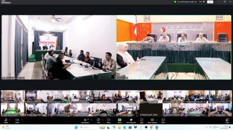 Bawaslu Aceh Utara bersama Kader P2P Ikuti Kick Off 2026