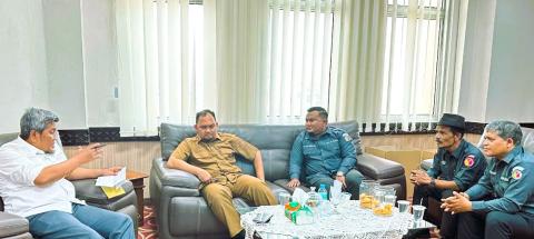 Koordinasi dan Audiensi Bawaslu dengan Sekda Aceh Utara 2006