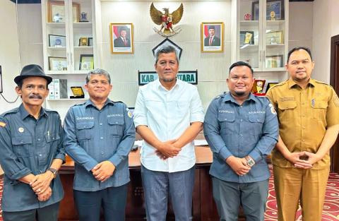 Koordinasi dan Audiensi Bawaslu dengan Sekda Aceh Utara 2006