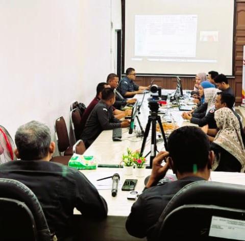 Bawaslu Aceh Utara Ikuti Rapat Pendampingan Sosialisasi IKU