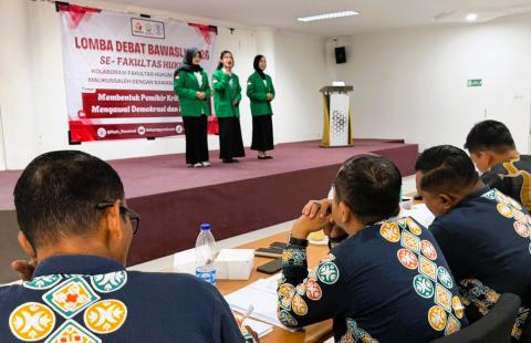Fakultas Hukum Unimal Berkolaborasi dengan Panwaslih Aceh Utara Gelar Debat Hukum Pemilu