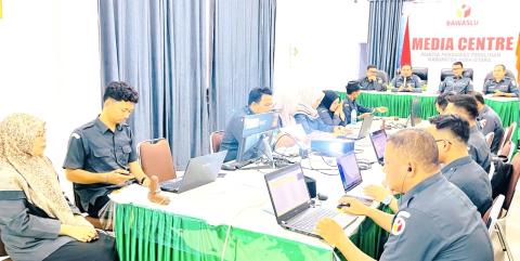 Rapat Internal Bawaslu Kabupaten Aceh Utara