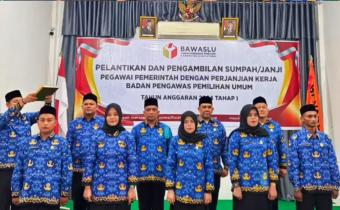 Pelantikan PPPK_Bawaslu Aceh Utara_Tahun 2025