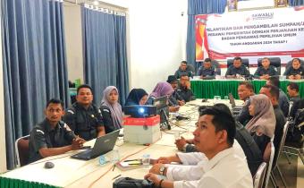 Pimpinan & Jajaran Bawaslu Aceh Utara