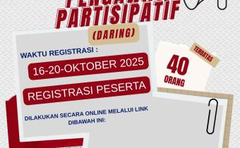 Pendaftaran Peserta Kegiatan P2P Dalam Jaringan