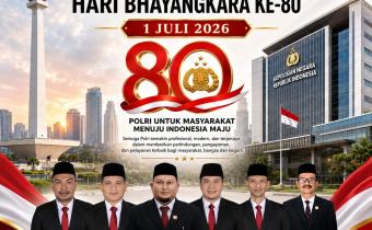 Selamat Hari Bhayangkara Ke-80 Tahun 2026